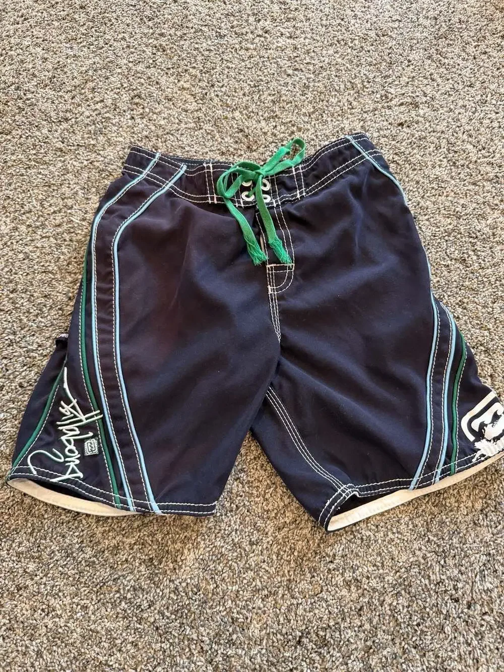 Kids Y2K Billabong Board Shorts Size 7/XL